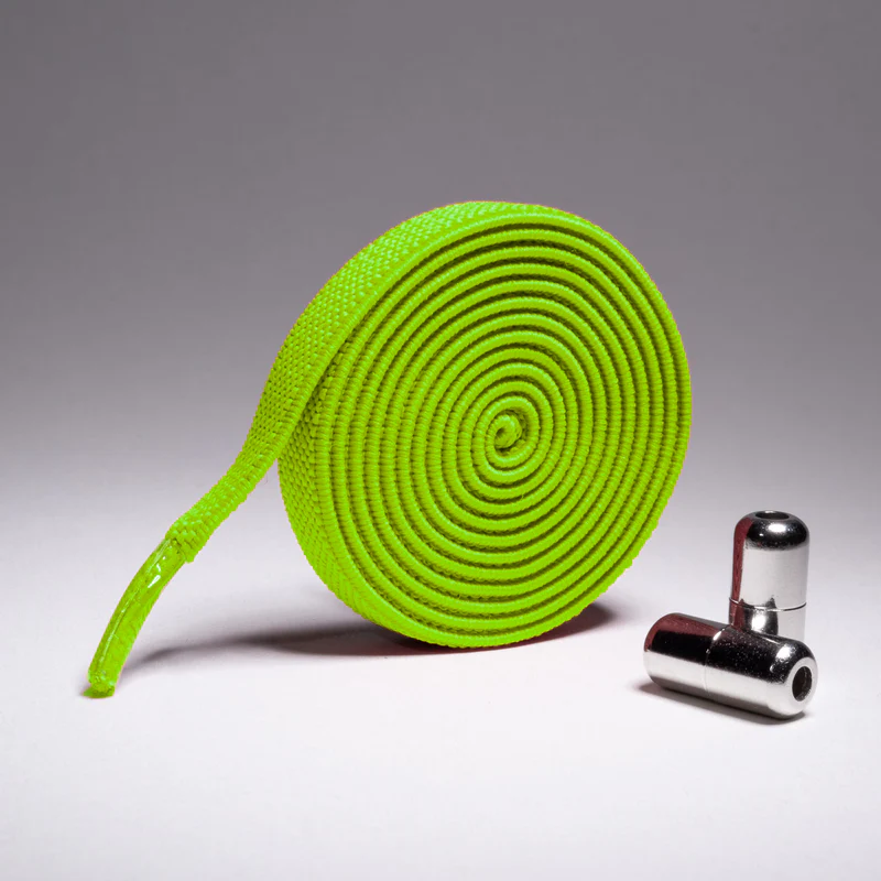 Schnurbert Schnürsenkel Flach Neon Gelb