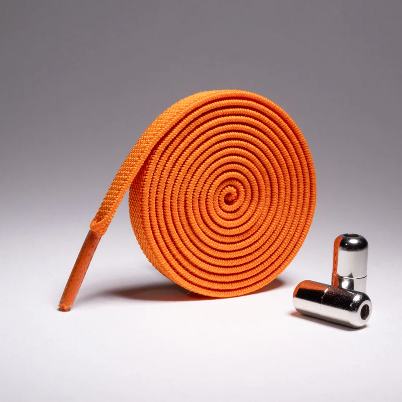 Schnurbert Schnürsenkel Flach Orange