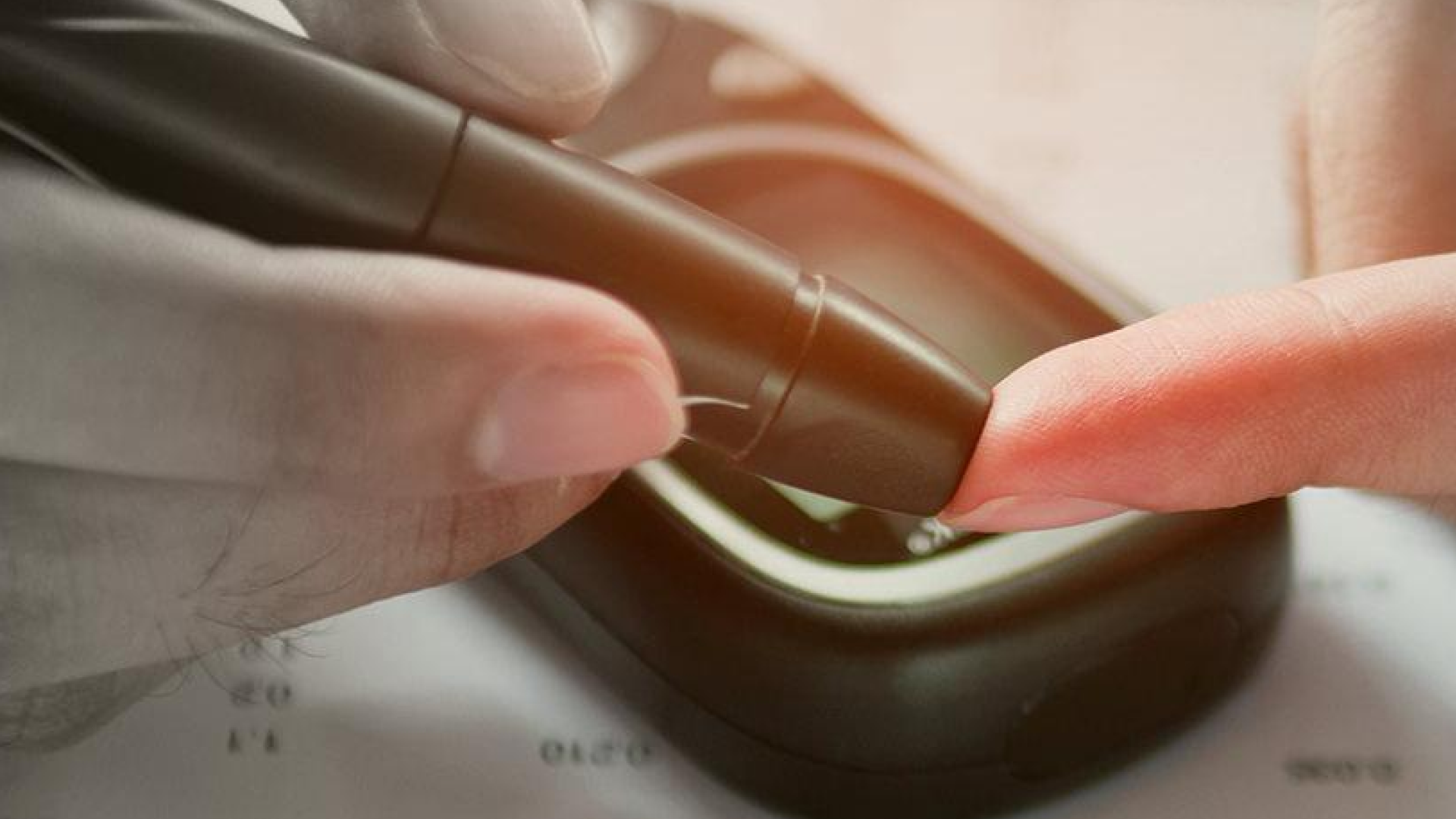 Der Schuh der Diabetes bewegt